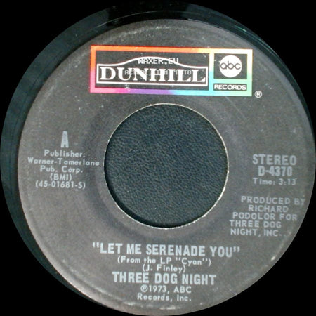 Three Dog Night - Storybook Feeling / Let Me Serenade You side B