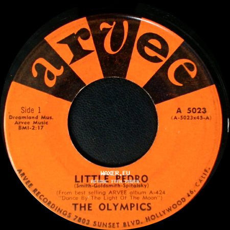 The Olympics / Cappy Lewis - Little Pedro / Bull Fight side A