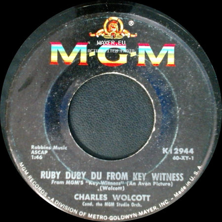 Charles Wolcott - Ruby Duby Du From Key Witness / Leatherjacket Cowboy side A