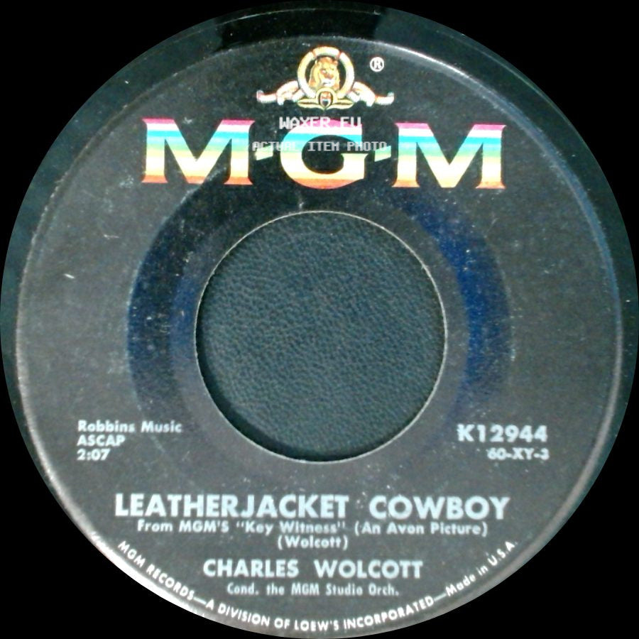 Charles Wolcott - Ruby Duby Du From Key Witness / Leatherjacket Cowboy side B