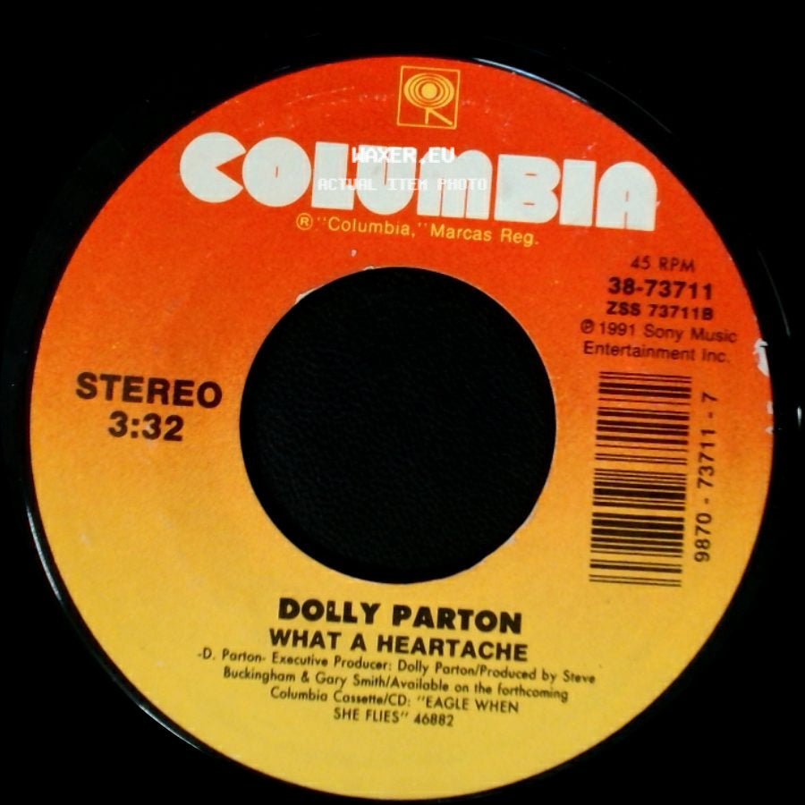 Dolly Parton / Dolly Parton With Ricky Van Shelton - What A Heartache / Rockin' Years side A