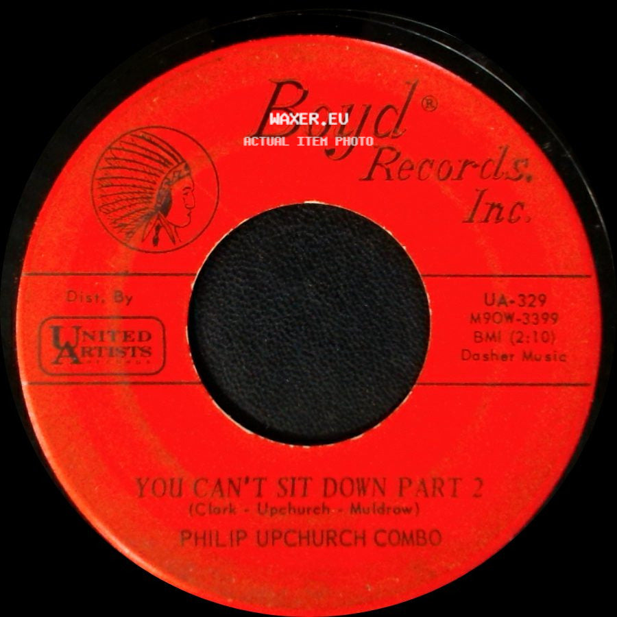 Philip Upchurch Combo - You Can't Sit Down Part 1 / You Can't Sit Down Part 2 side B