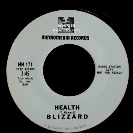 Blizzard - Keep A Knockin' / Get Back / Etc. / Health side B