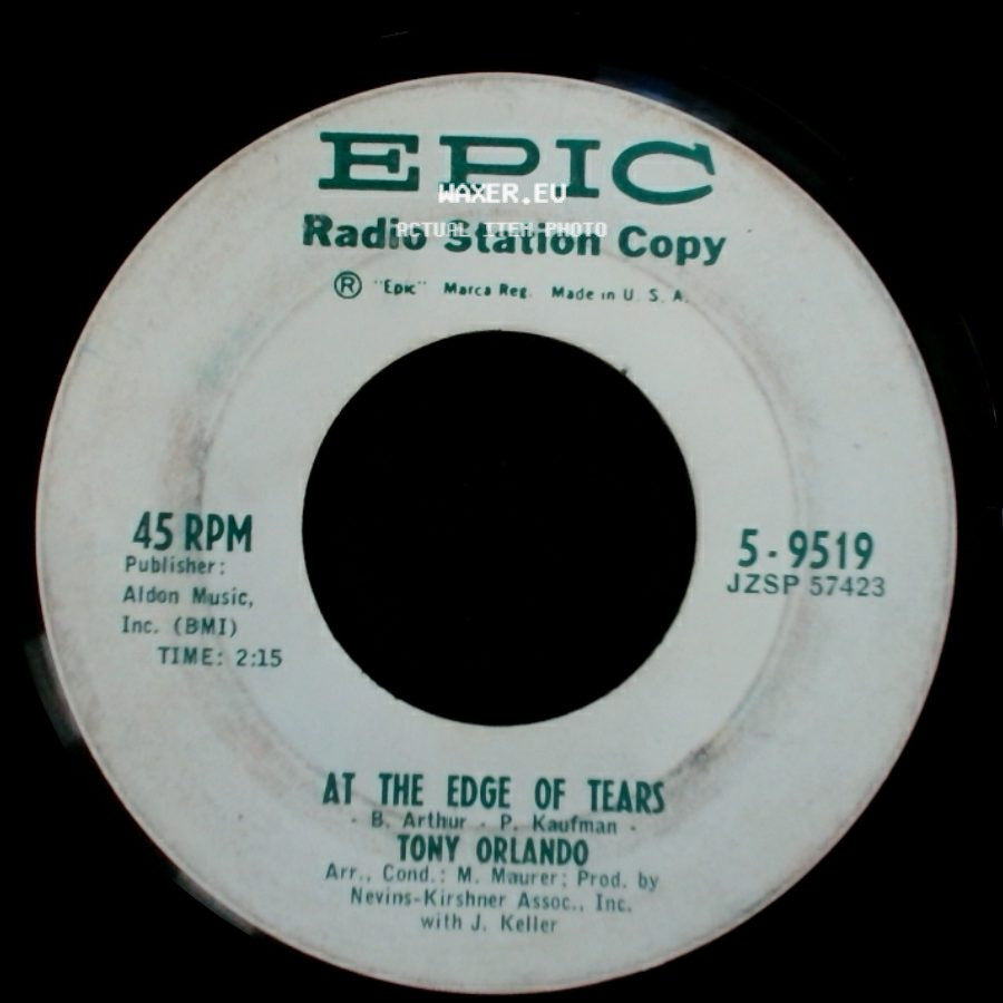 Tony Orlando - At The Edge Of Tears / Chills side A