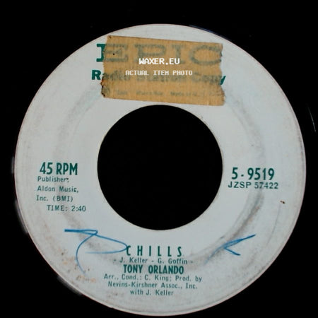 Tony Orlando - At The Edge Of Tears / Chills side B