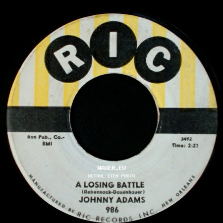 Johnny Adams - Who's Gonna Love You / A Losing Battle side B