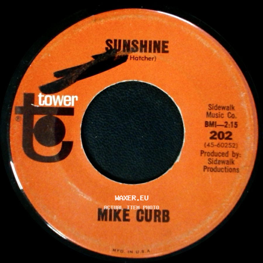 Mike Curb - Suzie Darling / Sunshine side B