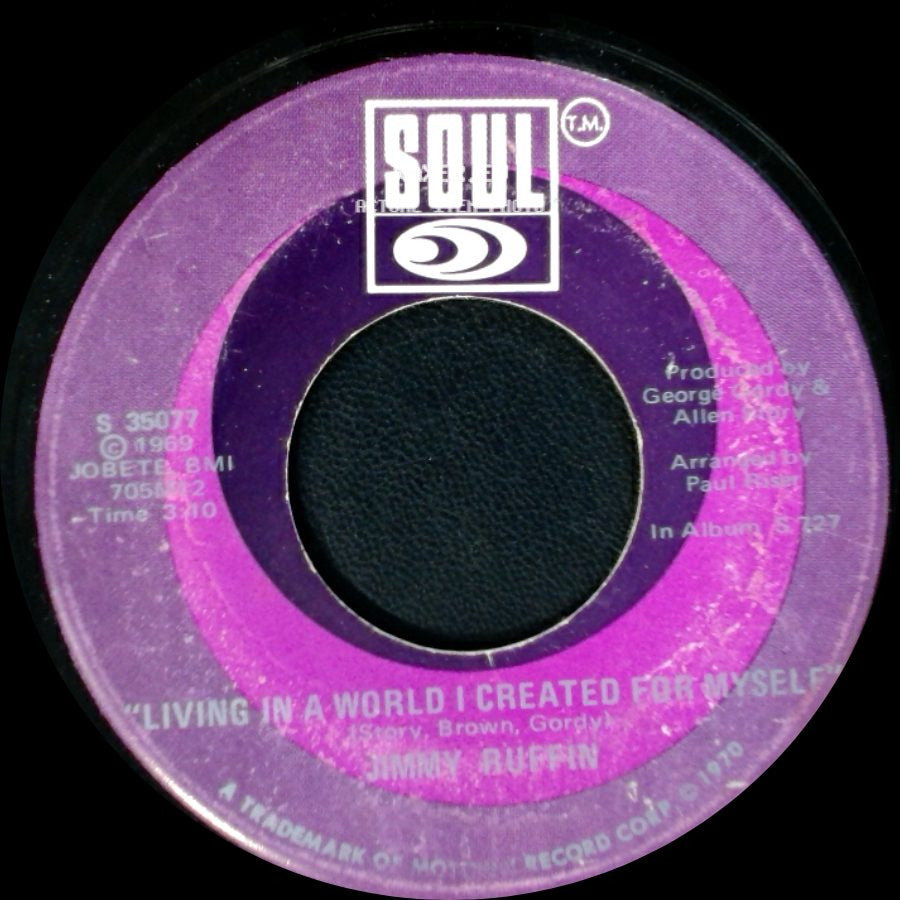 Jimmy Ruffin / James Brown - Living In A World I Created For Myself / Maria/You Were The Only One side A