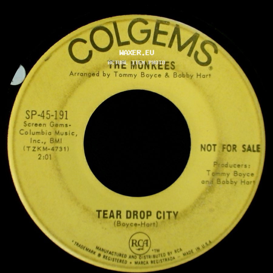 The Monkees - Tear Drop City / A Man Without A Dream side A