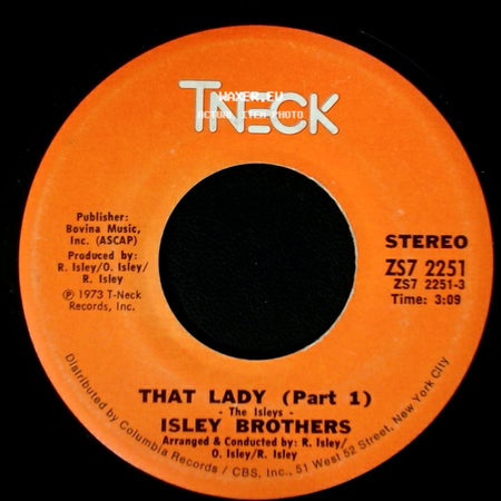 Isley Brothers - That Lady (Part 1) / That Lady (Part 2) side A
