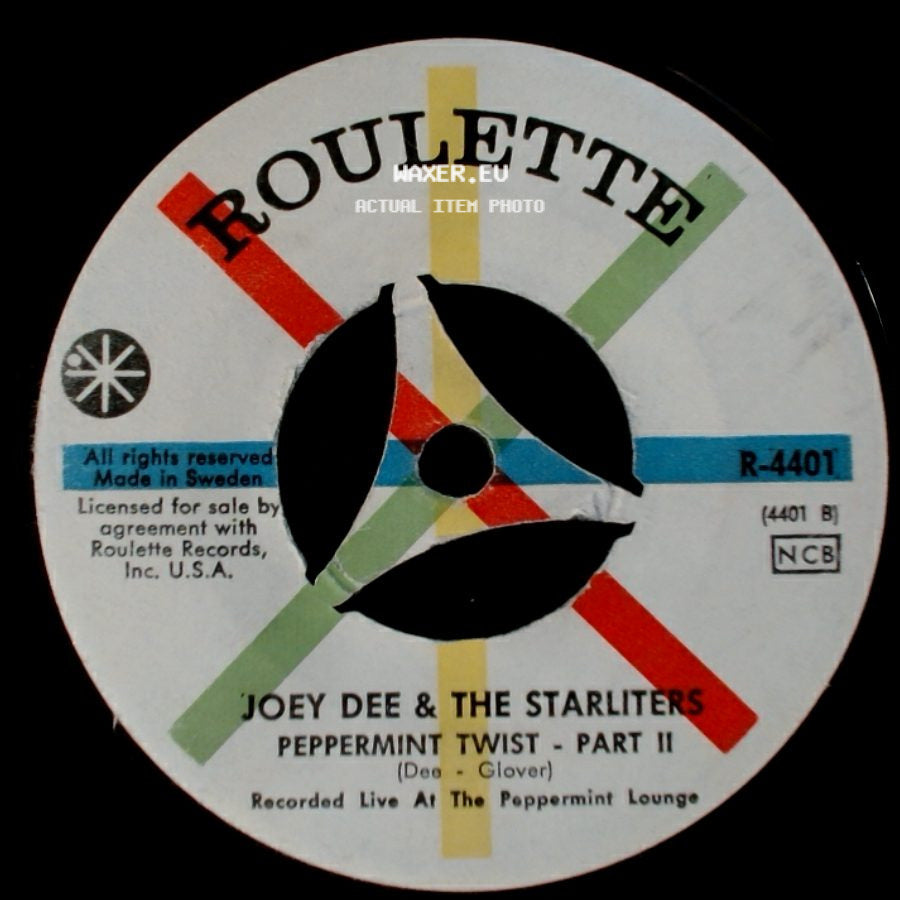 Joey Dee & The Starliters - Peppermint Twist - Part Ii / Peppermint Twist - Part I side A