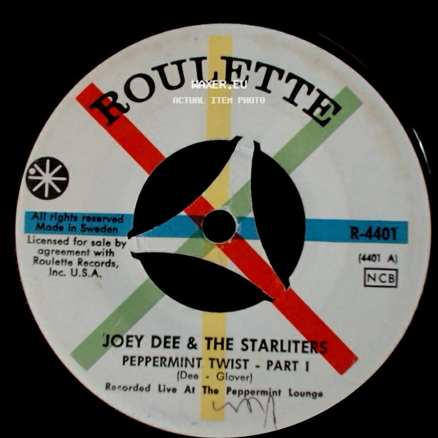 Joey Dee & The Starliters - Peppermint Twist - Part Ii / Peppermint Twist - Part I side B