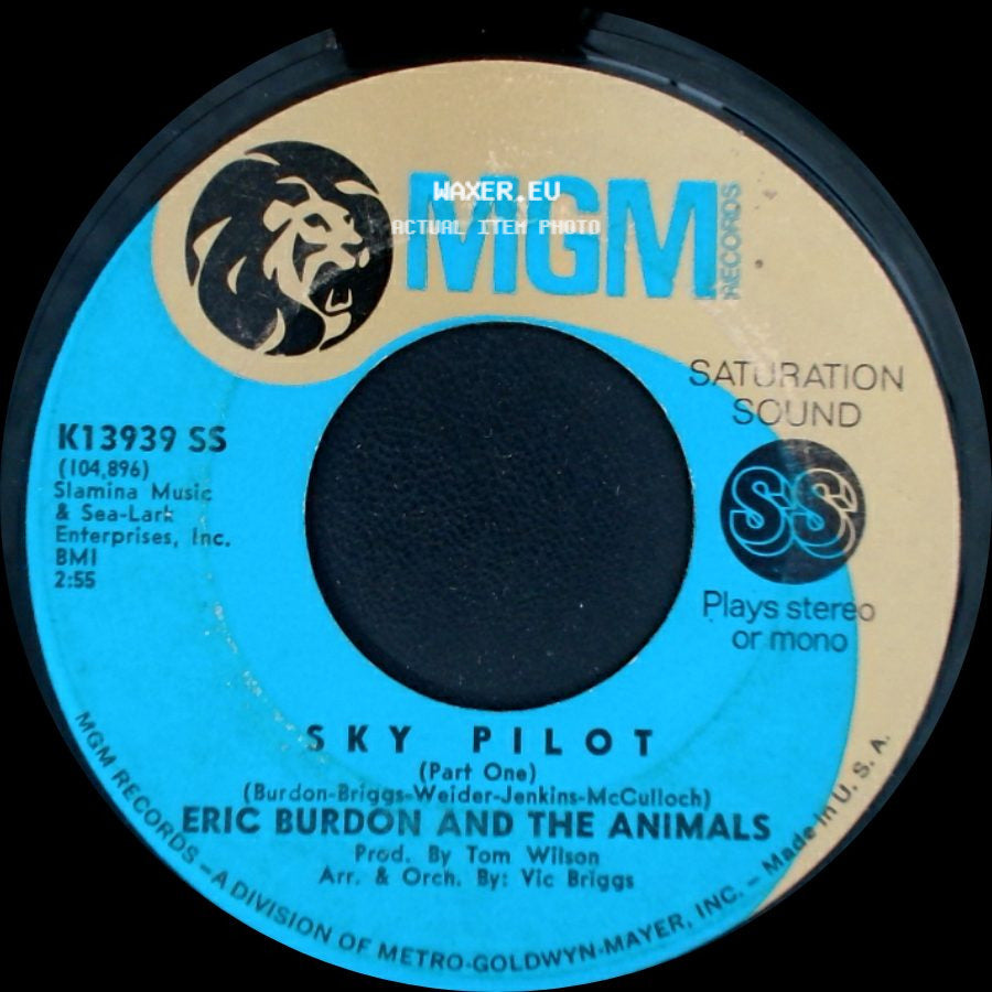 Eric Burdon And The Animals - Sky Pilot (Part One) / Sky Pilot side A