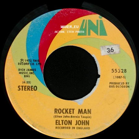 Elton John - Suzie (Dramas) / Rocket Man side B