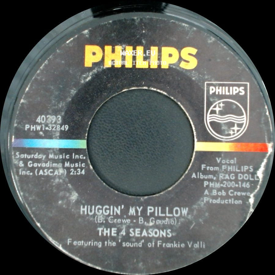 The 4 Seasons - I've Got You Under My Skin / Huggin' My Pillow side B