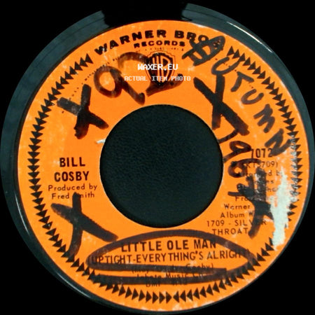 Bill Cosby - Little Ole Man (Uptight-Everything's Alright) / Hush Hush side A