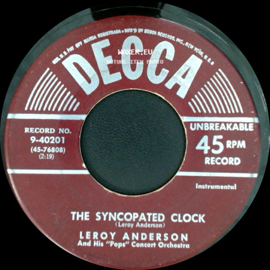 Leroy Anderson - The Syncopated Clock / The Waltzing Cat side A
