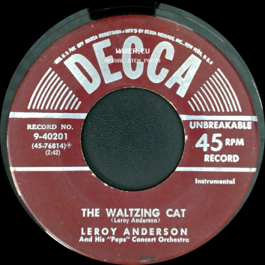 Leroy Anderson - The Syncopated Clock / The Waltzing Cat side B