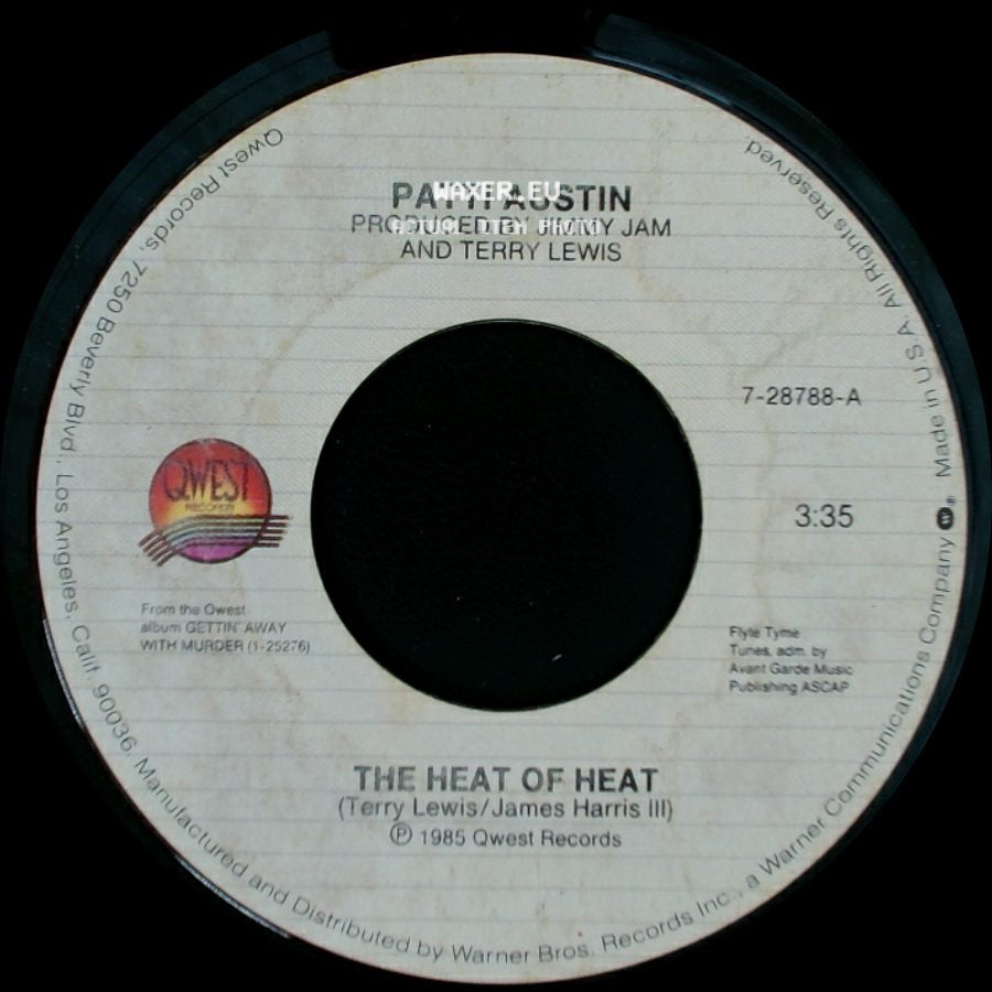 Patti Austin - Hot! In The Flames Of Love / The Heat Of Heat side B