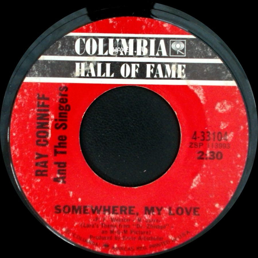 Ray Conniff And The Singers - Somewhere, My Love / Lookin' For Love side A