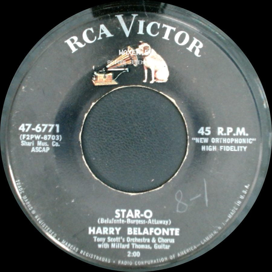 Harry Belafonte - Banana Boat / Star-O side B