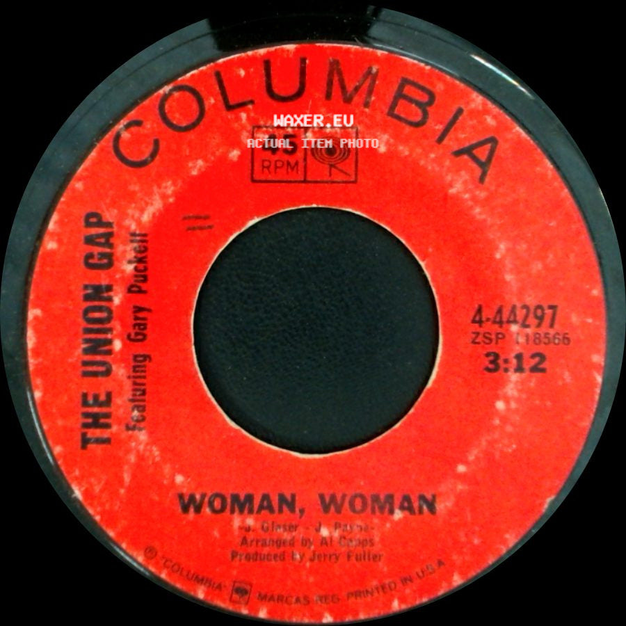 The Union Gap Featuring Gary Puckett - Woman, Woman / Don't Make Promises side A