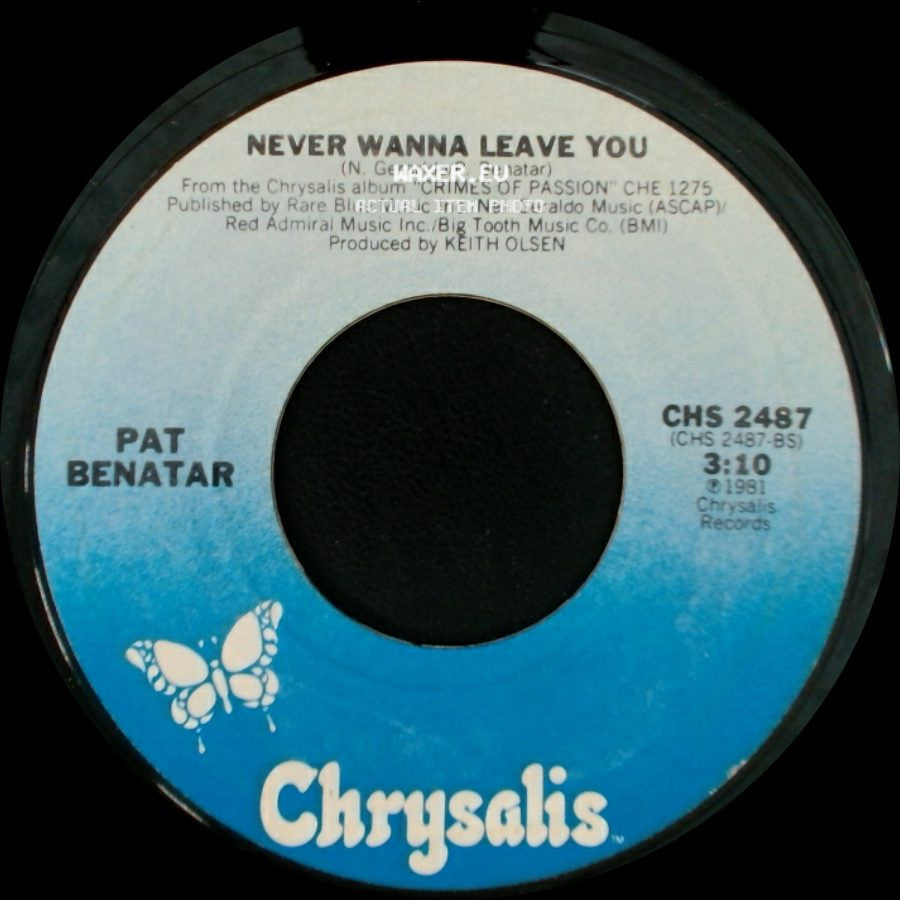Pat Benatar - Treat Me Right / Never Wanna Leave You side B