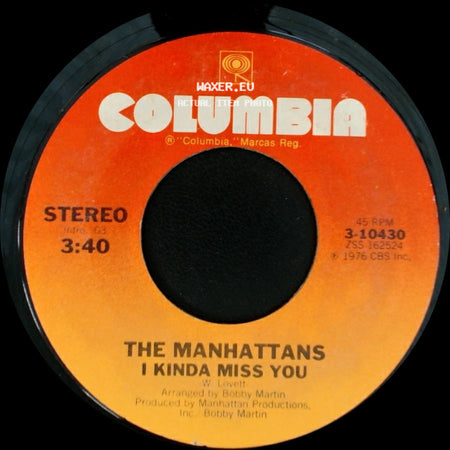 The Manhattans - Gypsy Man / I Kinda Miss You side B