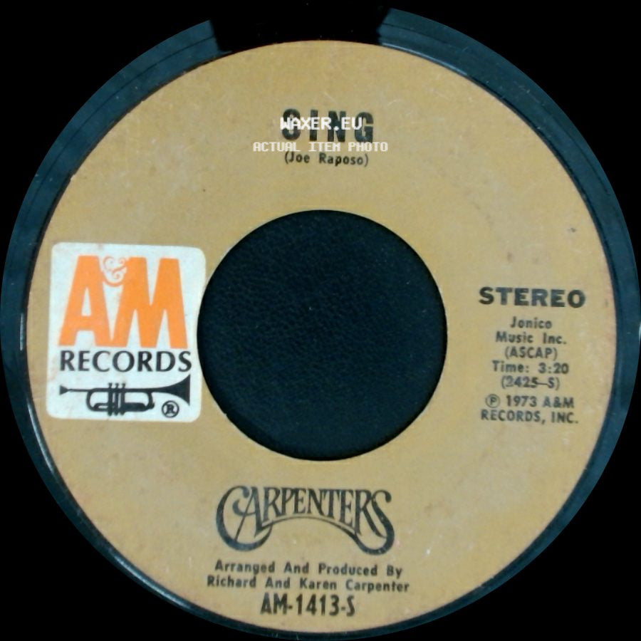 Carpenters - Sing / Druscilla Penny side A