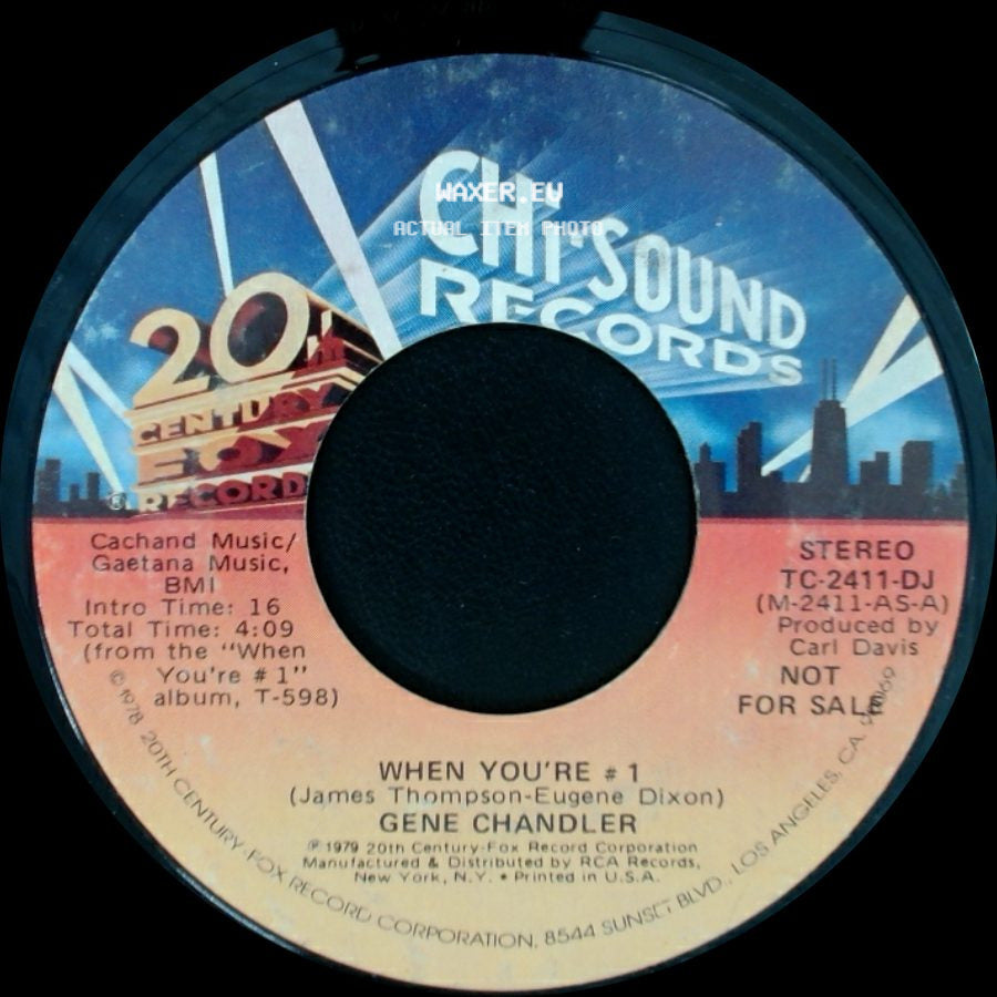 Gene Chandler - When You're #1 / When You're # 1 side A