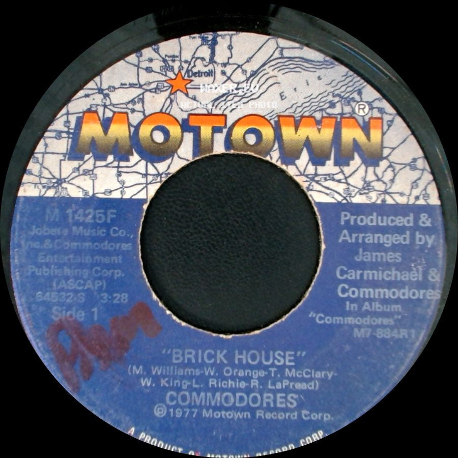 Commodores - Brick House / Captain Quick Draw side A