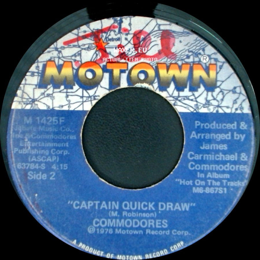 Commodores - Brick House / Captain Quick Draw side B