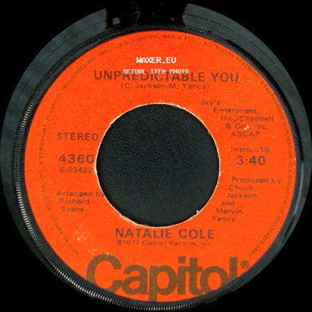 Natalie Cole - Unpredictable You / I've Got Love On My Mind side A