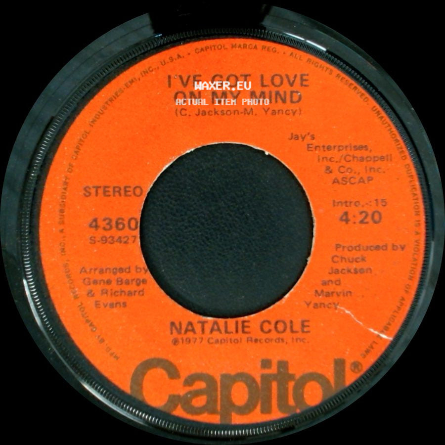 Natalie Cole - Unpredictable You / I've Got Love On My Mind side B