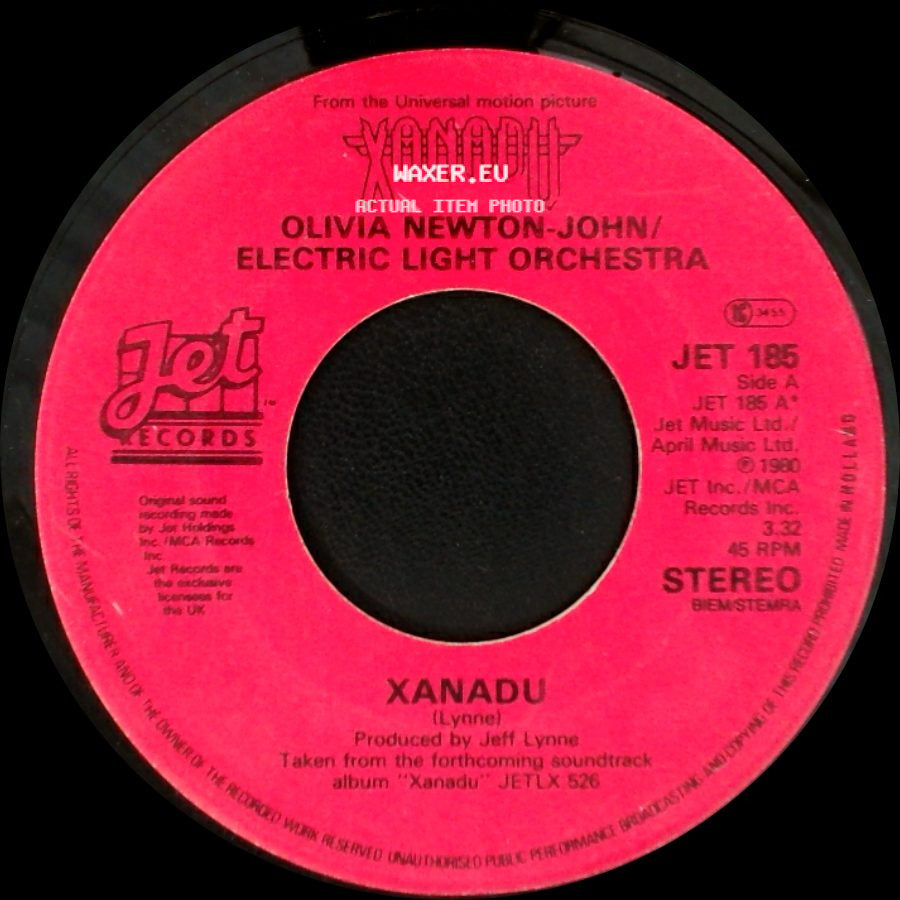 Olivia Newton-John / Electric Light Orchestra / Olivia Newton-John - Xanadu / Fool Country side A