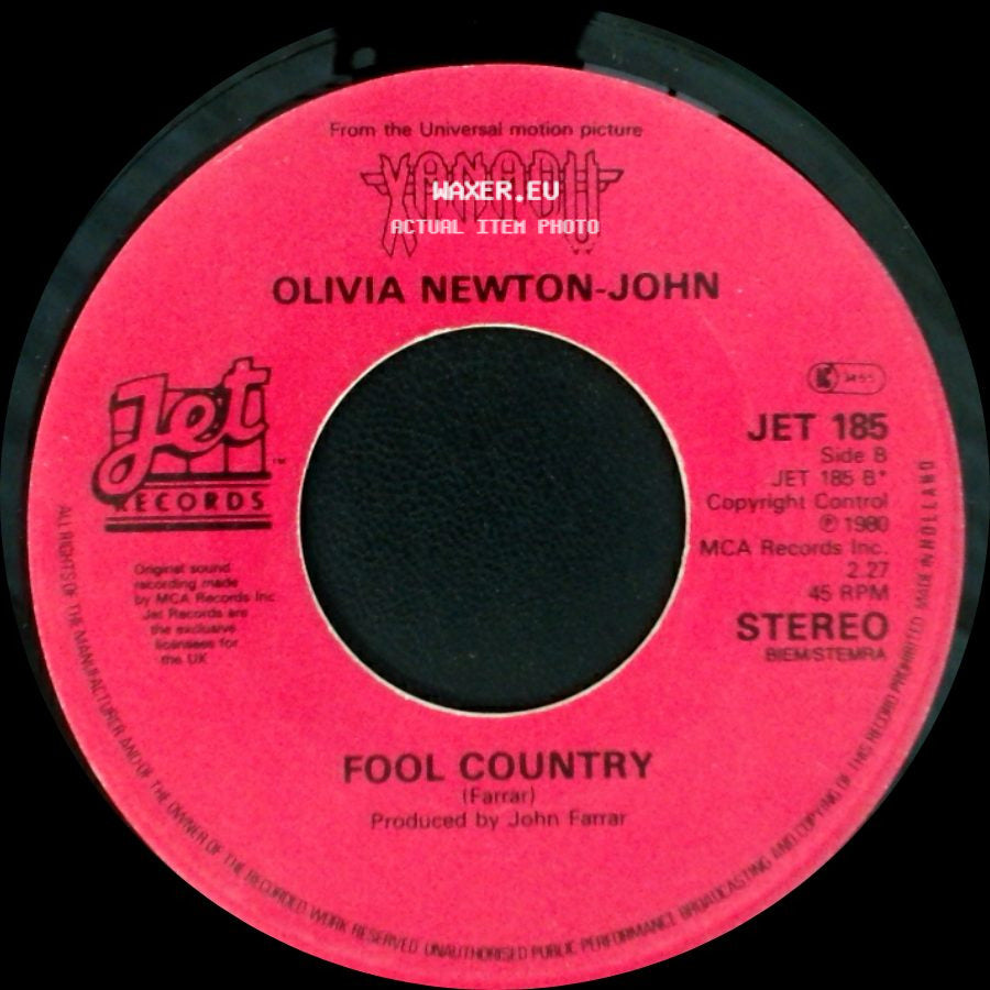 Olivia Newton-John / Electric Light Orchestra / Olivia Newton-John - Xanadu / Fool Country side B