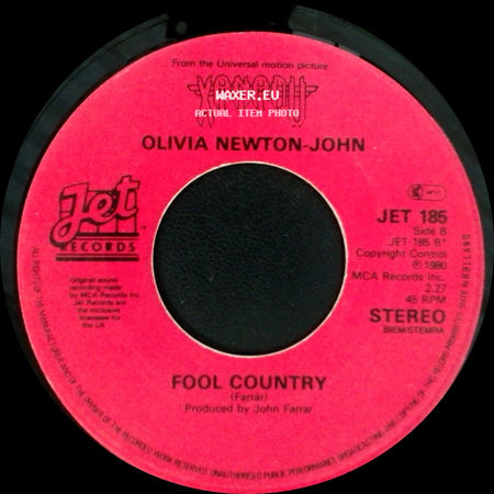 Olivia Newton-John/ Electric Light Orchestra / Olivia Newton-John - Xanadu / Fool Country side B