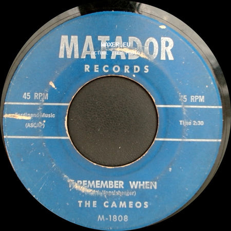 The Cameos - We'll Still Be Together / Remember When side B