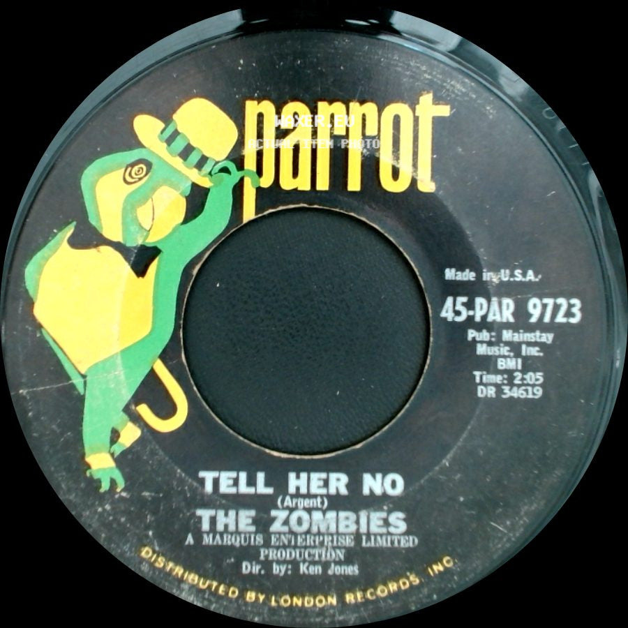 The Zombies - Leave Me Be / Tell Her No side B