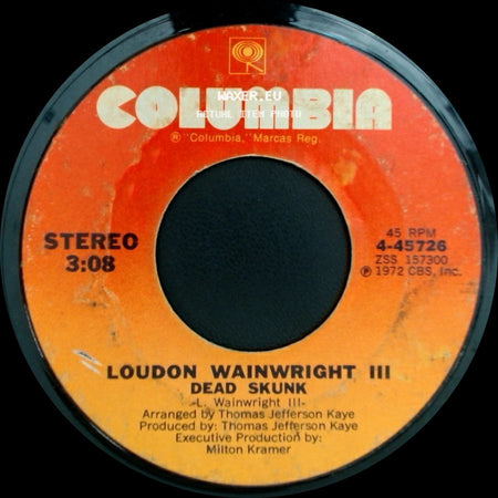 Loudon Wainwright Iii - Needless To Say / Dead Skunk side B