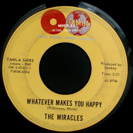 The Miracles - Whatever Makes You Happy / Mickey's Monkey side A