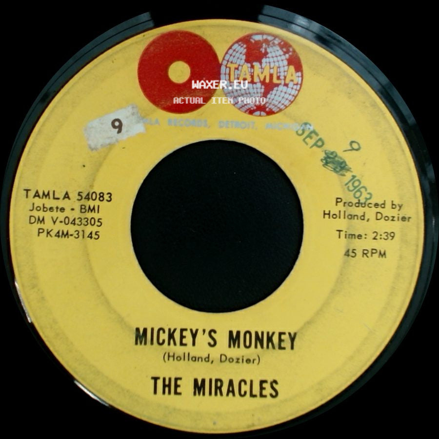 The Miracles - Whatever Makes You Happy / Mickey's Monkey side B