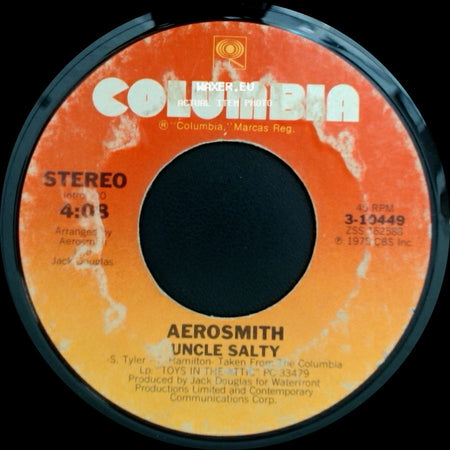 Aerosmith - Uncle Salty / Walk This Way side A