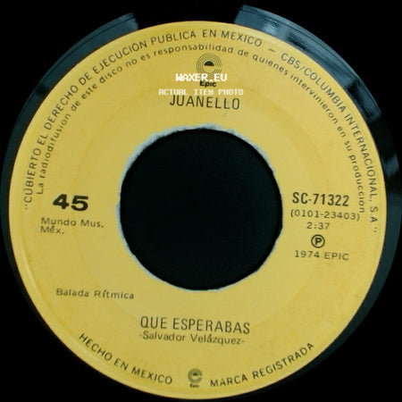 Juanello - Estare Convencido / Que Esperabas side B
