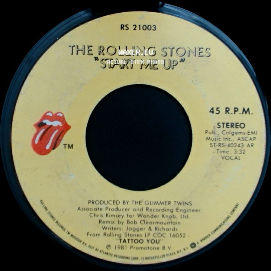The Rolling Stones - Start Me Up / No Use In Crying side A