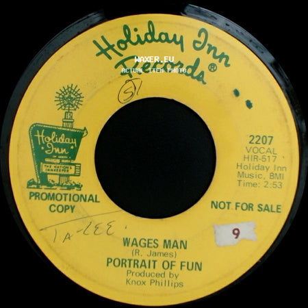 Portrait Of Fun - Wages Man / Lonely Happiness side A