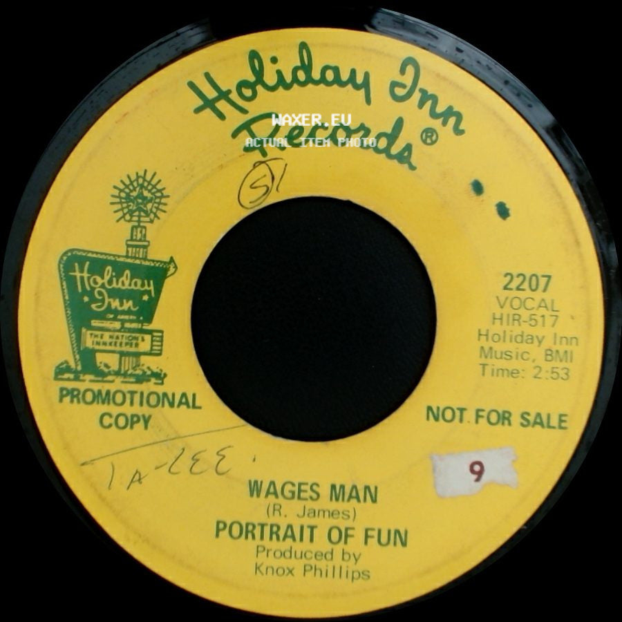 Portrait Of Fun - Wages Man / Lonely Happiness side A