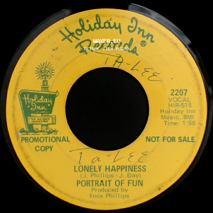 Portrait Of Fun - Wages Man / Lonely Happiness side B
