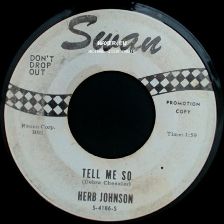 Herb Johnson - Two Steps Ahead (Of A Woman) / Tell Me So side B