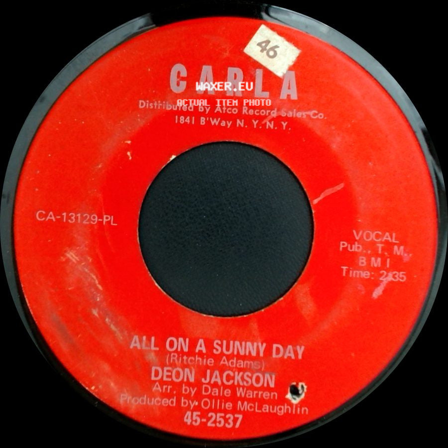 Deon Jackson - All On A Sunny Day / Ooh Baby side A